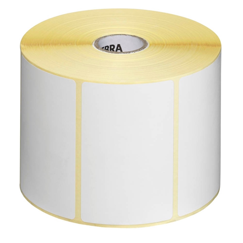 ZEBRA Printer labels 76x51 coated paper, 1.370 pcs.