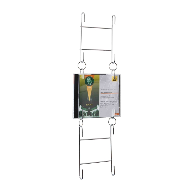 CD metal hanger, CHROME