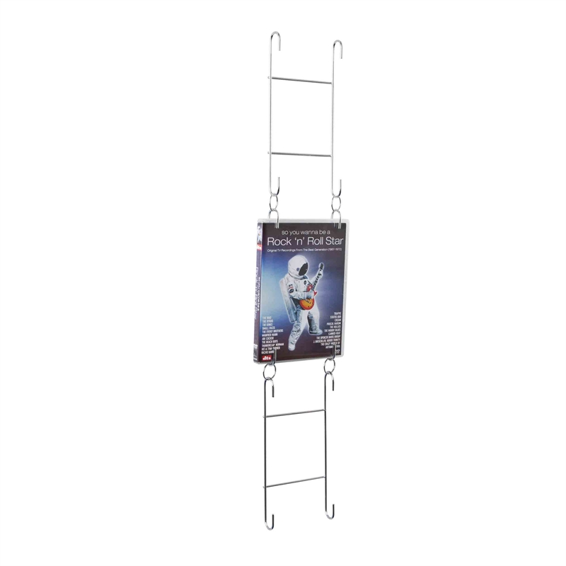 DVD metal hanger, CHROME