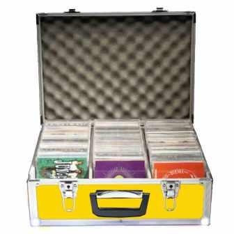 CD Flightcase DeLuxe 96 CD, YELLOW