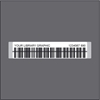 Barcode label 20x90/20x100 acetate WHITE w/print w/strip