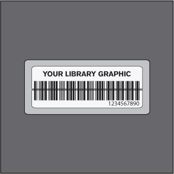 RFID hybrid label 29x77/38x87 acetate WHITE w/print w/strip