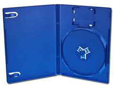PS2 DVD-case for 1 disc, BLUE PP