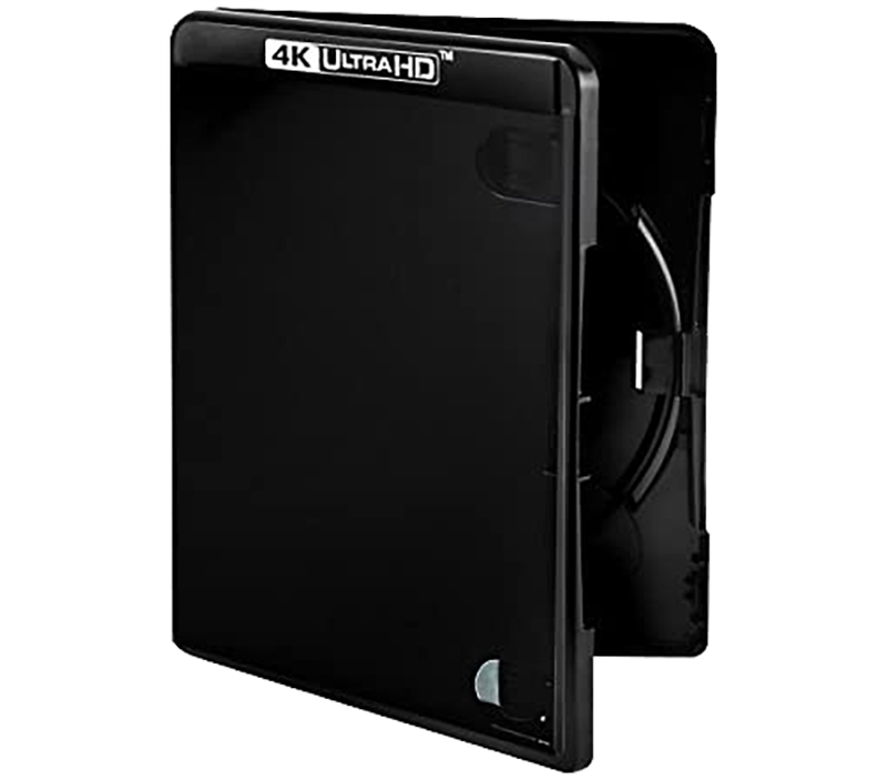 Eco-Friendly Single Amaray DVD cases in Black