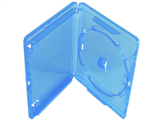 Amaray Blu-ray DVD case 11 mm for 1 disc, BLUE PP