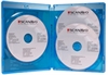 Scanavo Blu-ray DVD case 3/ONE Overlap 14 mm for 3 discs, BLUE PP