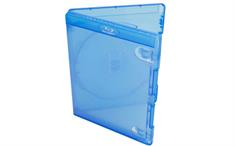 Amaray Blu-ray DVD case (Red Tag) 15 mm for 1 disc, BLUE PP