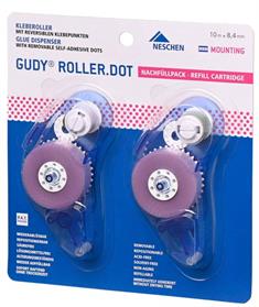 Gudy Roller.dot glue dispenser roll - REFILL - 2 pcs.