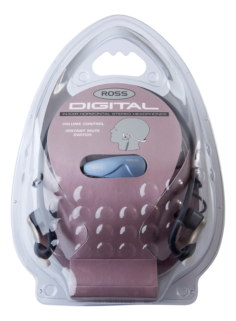 Ross digital headphones in ear