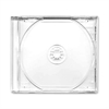 CD jewel case for 1 disc, CLEAR tray