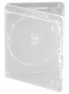 Amaray Blu-ray DVD case 15 mm for 1 disc, CLEAR PP