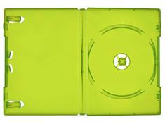 XBOX 360 DVD-case 14 mm for 1 disc GREEN PP