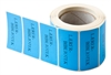 Label 49x24.5. Custom printed, BLUE - 1000 pcs.