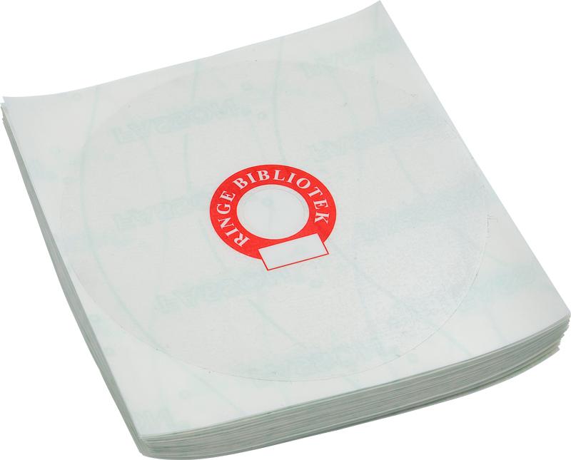 AV safety label with custom print
