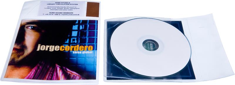 Audio pouch for 1 disc, extra strong PP