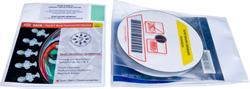 Audio pouch for 2 discs, booklet and libretto. Pictogram, TRANSPARENT PP