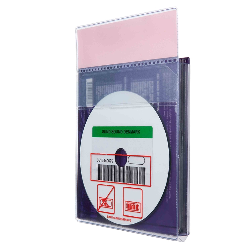 Audio pouch for 16mm Digi-Pak. Pictogram, large colour code
