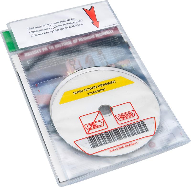 DVD pouch for 1-2 discs. Pictogram, PP