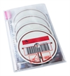 RFID DVD pouch for 1-4 discs. Pictogram, PP