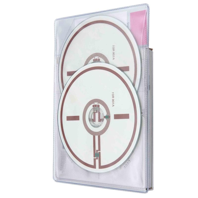 RFID audio pouch for Digi-Pak with 2 discs